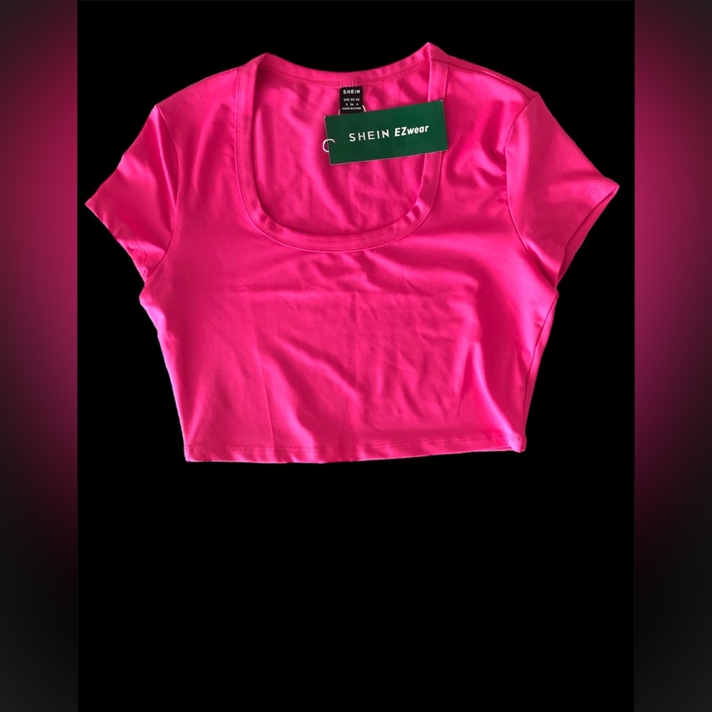 Pink SHEIN top. Size Small. - Picture 1 of 4